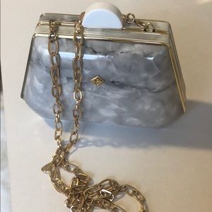 Marble acrylic mini purse